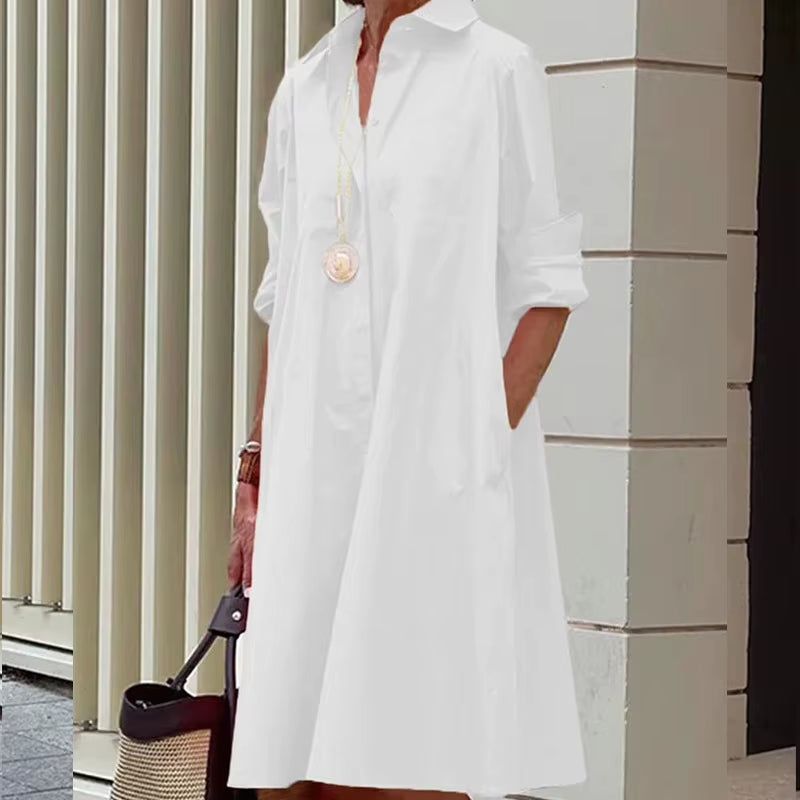Bohemian Long Printed Sexy V Neck Loose Dress