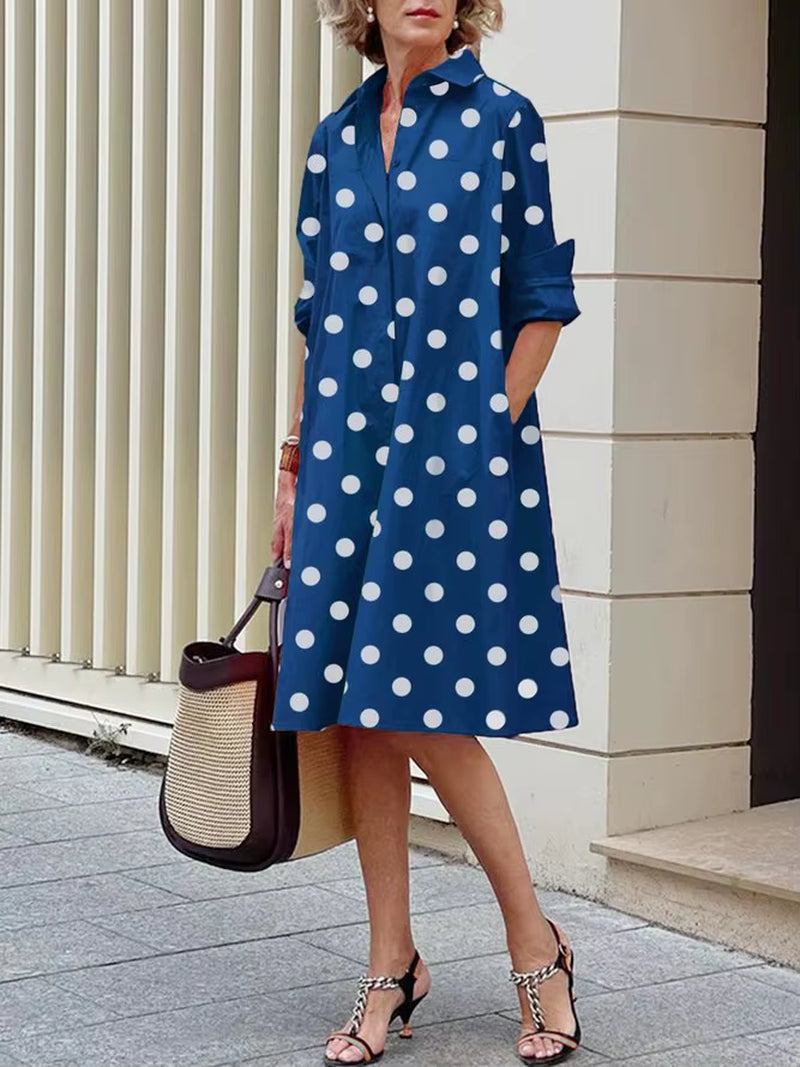 Bohemian Long Printed Sexy V Neck Loose Dress