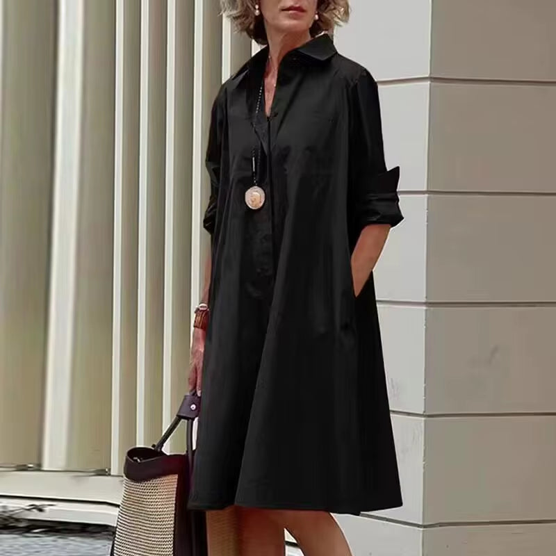 Bohemian Long Printed Sexy V Neck Loose Dress