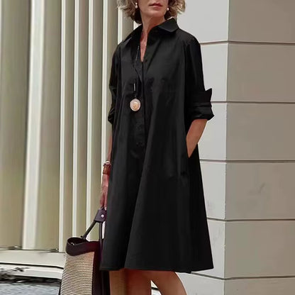 Bohemian Long Printed Sexy V Neck Loose Dress